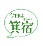 今日の二十八宿ふきだし（個別スタンプ：7）