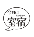 今日の二十八宿ふきだし（個別スタンプ：13）