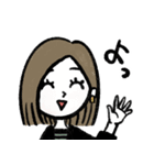 働く私のLINEスタンプ(しんどい日もある)（個別スタンプ：1）