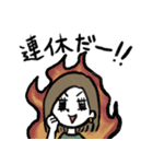 働く私のLINEスタンプ(しんどい日もある)（個別スタンプ：21）