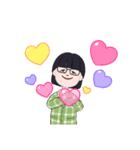 ノン天気ゆずきさん（個別スタンプ：3）