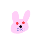 Rabbit stamps うさぎのぴょんぴょん（個別スタンプ：1）