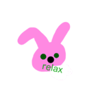 Rabbit stamps うさぎのぴょんぴょん（個別スタンプ：7）