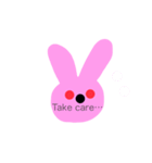 Rabbit stamps うさぎのぴょんぴょん（個別スタンプ：8）
