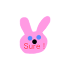 Rabbit stamps うさぎのぴょんぴょん（個別スタンプ：10）
