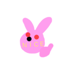Rabbit stamps うさぎのぴょんぴょん（個別スタンプ：11）