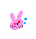 Rabbit stamps うさぎのぴょんぴょん（個別スタンプ：13）