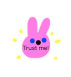 Rabbit stamps うさぎのぴょんぴょん（個別スタンプ：14）
