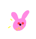 Rabbit stamps うさぎのぴょんぴょん（個別スタンプ：15）