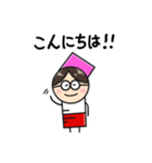 使いやすい！ゆるかわナースさんスタンプ♪（個別スタンプ：6）