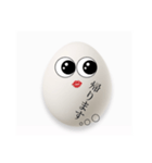 寄り添い高級白タマゴ（個別スタンプ：16）