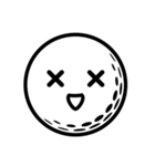 ゴルフボールの笑顔スタンプ（個別スタンプ：13）