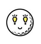 ゴルフボールの笑顔スタンプ（個別スタンプ：29）