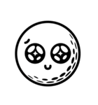 ゴルフボールの笑顔スタンプ（個別スタンプ：35）