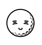 ゴルフボールの笑顔スタンプ（個別スタンプ：36）