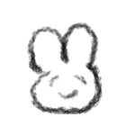 表情豊うさぎ 訂正版（個別スタンプ：17）