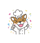 Shibaken Chef-First set of LINE stickers（個別スタンプ：5）