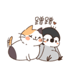 猫とペンギン1（個別スタンプ：2）