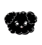 私たちの天ちゃん4ヶ月～黒トイプードル～（個別スタンプ：1）