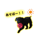 私たちの天ちゃん4ヶ月～黒トイプードル～（個別スタンプ：15）