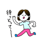 ❤️【博多弁】真ん中分け女子❤️（個別スタンプ：8）