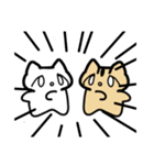 新キャラさば猫とたかなしさよりしゃけ猫（個別スタンプ：4）
