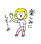 ❤️【博多弁】おかっぱ女子金髪❤️（個別スタンプ：5）