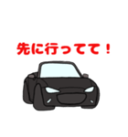 黒のオープンカー（個別スタンプ：5）