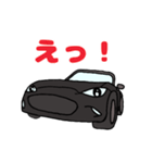 黒のオープンカー（個別スタンプ：7）