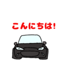 黒のオープンカー（個別スタンプ：21）