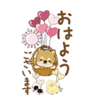 【Big】ちゃちゃ丸 17『♥がいっぱい』（個別スタンプ：1）