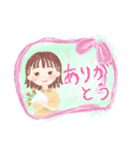 ふんわり絵本風女の子スタンプ日常敬語（個別スタンプ：6）