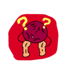 新しい新キャラ   梅干し君（個別スタンプ：5）