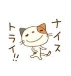 前向き☆猫のミーニャ（個別スタンプ：6）