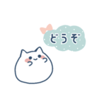 ラフな敬語のおもちねこ（個別スタンプ：12）