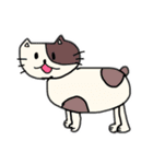 くせのある動物たちのスタンプ（個別スタンプ：5）