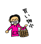 ピンク女子スタンプ（個別スタンプ：4）