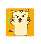 猫の絵の中に文字が隠れてます。（個別スタンプ：5）