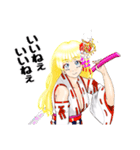 頑張る巫女お姉さん  HG3（個別スタンプ：2）