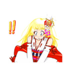 頑張る巫女お姉さん  HG3（個別スタンプ：3）