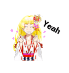 頑張る巫女お姉さん  HG3（個別スタンプ：7）