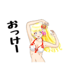 頑張る巫女お姉さん  HG3（個別スタンプ：12）