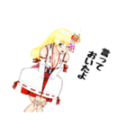 頑張る巫女お姉さん  HG3（個別スタンプ：23）
