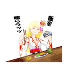 頑張る巫女お姉さん  HG3（個別スタンプ：25）