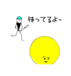 テニスボールの憂鬱（個別スタンプ：3）