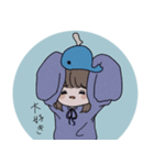 ゆるい 男の子と女の子（個別スタンプ：4）
