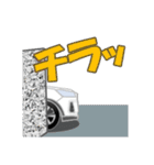 SUV自動車しろっきー君（個別スタンプ：10）