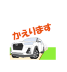 SUV自動車しろっきー君（個別スタンプ：12）