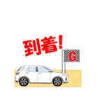 SUV自動車しろっきー君（個別スタンプ：15）