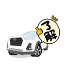 SUV自動車しろっきー君（個別スタンプ：28）